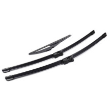 Fiat 500 Ford KA Windscreen Wiper Blades 24" 14" 11" Set