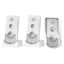 Wireless Rechargeable Smart Doorbell Intercom with 2-Way Audio, 3 Volume Levels, 1000m Range, Waterproof – Compatible with Home Systems