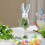 Easter Rabbit Figurine Standing Decor 8.66 Inch 1