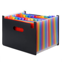 A4 Plastic Accordion Folder Organizer 24 Pcs