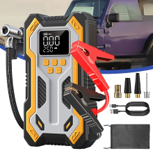 Car Jump Starter with Air Compressor 6000mAh Battery Charger Jumper Box Booster