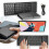 B089T Three fold wireless Bluetooth keyboard with press touchpad 1