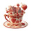 Clearance! 2D Valentine's Day Cupcake Table Decorations Aggrek Wear Decorations 1