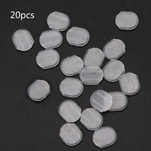 Earring Pads Silicone Comfort Clip Back 20 Pieces
