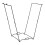 Support de sac poubelle portable en fer 4