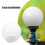 FRCOLOR Acryl-Globuslampenschirm rund 1er-Pack 7