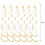 Spiral Pendant Party Streamers Plastic 6 pcs 5