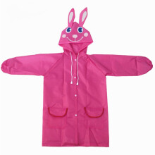 Raincoat for Boys Cartoon Hooded Waterproof Jacket