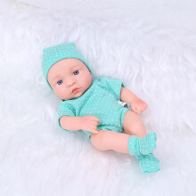 Reborn Baby Doll Soft Vinyl Body 7.5 Inch with Clothes