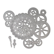 ESTONE Steampunk Gear Metal Cutting Dies for DIY Paper