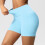 Højtaljede yogashorts til kvinder, åndbare og hurtigttørrende 6