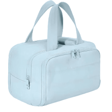 Elouva 4-in-1 Large Capacity Toiletry Bag for Women, Waterproof Travel Makeup Organizer with Dry/Wet Separation, Lightweight Cosmetic Bag