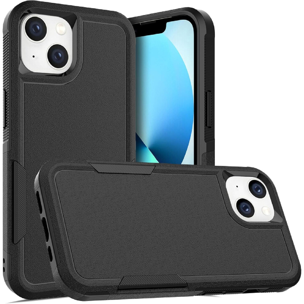 Iphone 13 And 14 Shockproof Dual-Layer Case Black 971050400136