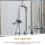 Wall Mounted Pipe Bracket Durable 1 Pack 6