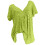 Women's Plus Size Sequin Top Deep V Half Sleeve 1