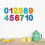 OUNONA Nummer Muursticker Diverse Kleuren 1 Set 6