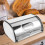 Multifunktionaler Brotkastenhalter aus Edelstahl 2