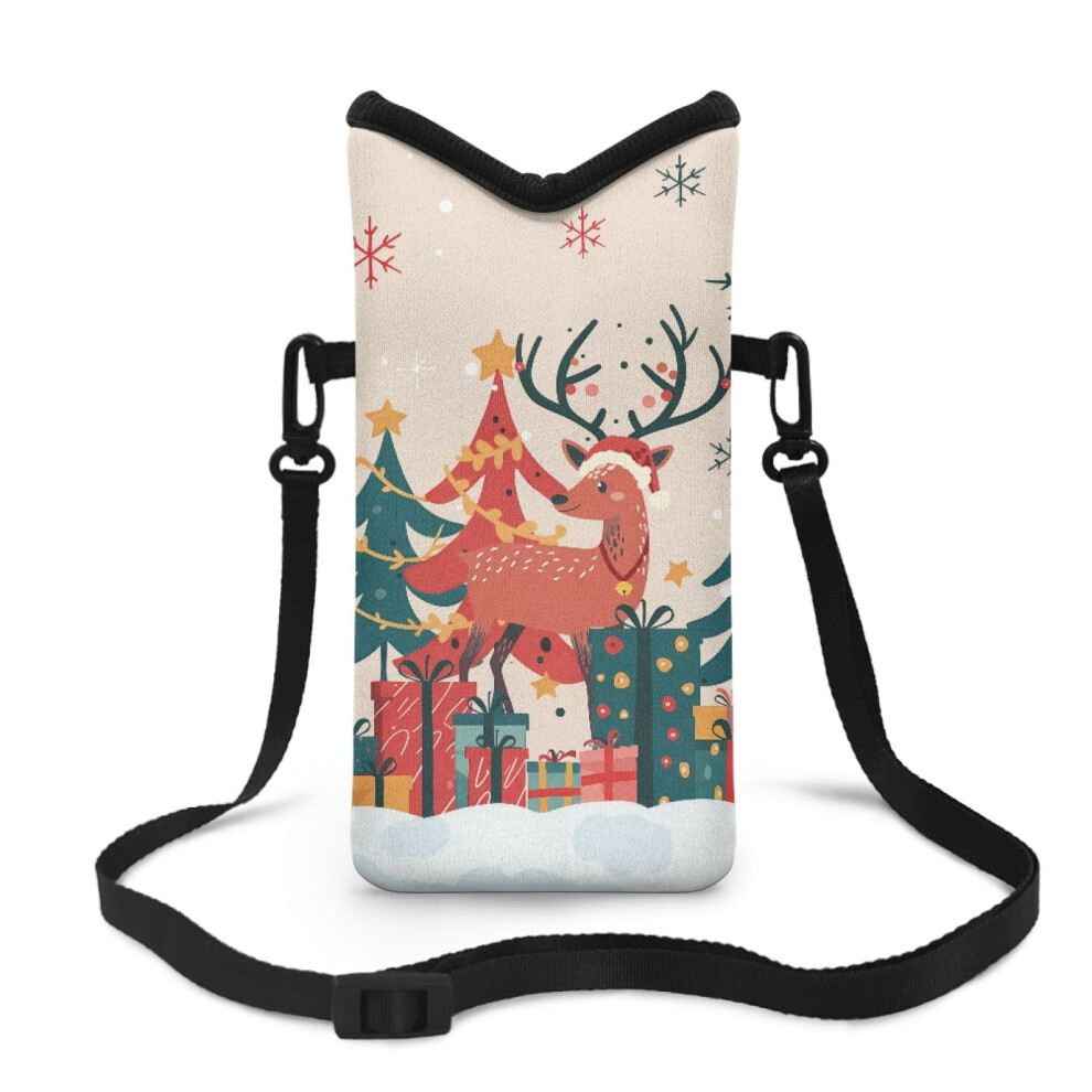 Neoprene Crossbody Phone Pouch Shockproof 4X8 Inch 971050395166