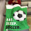 Fodboldtæppe i fleece, grønt, 40x50 tommer 3