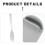 Franse boterpot met snijder, grijs plastic, 1 set 7