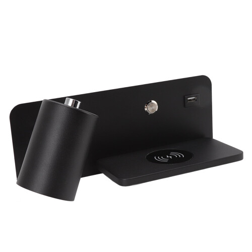 Applique a LED con porta USB e caricatore wireless 330 1