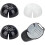 4Pcs White/Black Baseball Cap Liner Inserts, Breathable Lightweight Bump Cap Inserts, Compatible with Most Caps 1