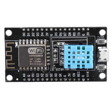 ESP-12F ESP8266 NodeMCU-Utvecklingskort Integrerar DHT11 Temperatur- och Fuktighetssensor CH340 för Micro-USB