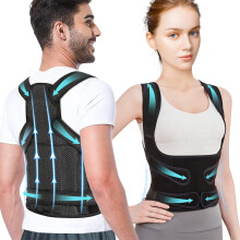 Adjustable Back Brace Posture Corrector for Men and Women
