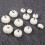 White Plastic Pumpkin Ornament 12 Pack 7