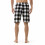 Herre Plus Size Sommer Ternet Shorts Elastisk Talje 6
