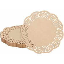 Paper placemats brown 9 inch 250 pack