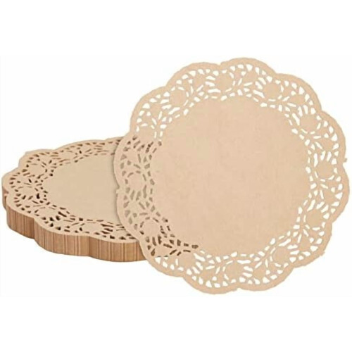 Paper placemats brown 9 inch 250 pack
