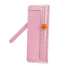 Paper cutter with side ruler for A4 paper trimming