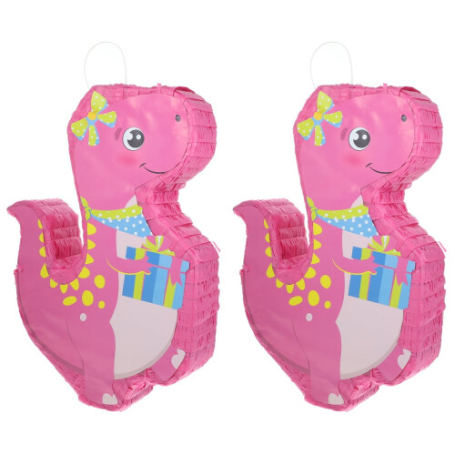 Dinosaurusteline piñata-lelu juhlapelitarvike 2 kpl 2