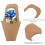 Bukettpåsar Kraftpapper Kaki 5 st 3