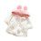 Rabbit Ear Hoodie Coat Plush Solid Color 3D Winter Warm 1