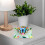 Cartão de Dia das Mães com flores em 3D e efeito de destaque. 8