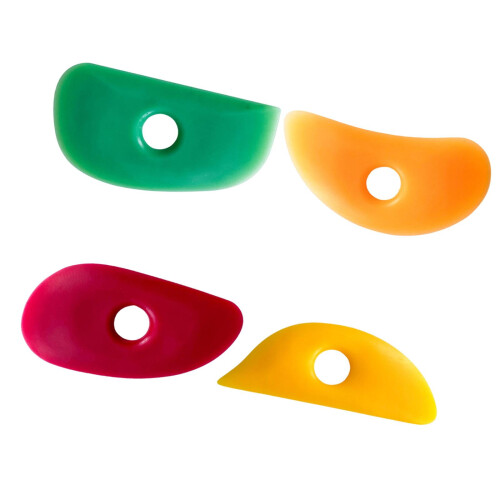 Ceramic Art Silicone Shaper Sculpting Tool 4 Pieces