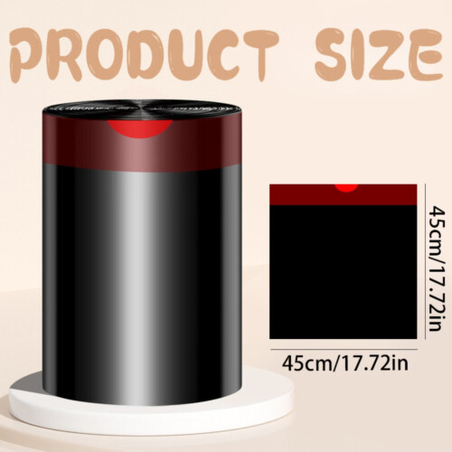 Heavy-Duty Black Garbage Bags 10-Gallon 75 Pcs 1