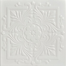 Victorian Foam Ceiling Tile Dove White 8 pcs 21.6 sq ft