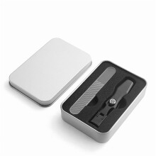 Men's Travel Manicure Set with Stainless Steel Clippers & Luxurious Case – Compatible with All Nail Care Needs