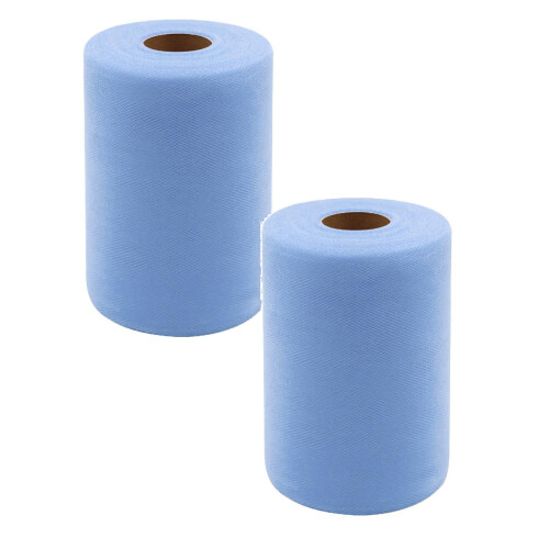 Pink Tulle Fabric 6" x 25 Yards 2 Rolls