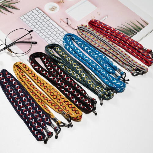 Glasses Neck Strap Cloth 4 pcs 27.6 x 0.4 x 0.1 in 2