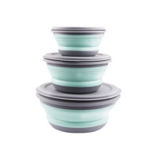 Ensemble de bols pliables pour le camping en plein air, 3 pièces