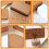 Κενές κάρτες μηνυμάτων μπεζ kraft paper 4pack 5