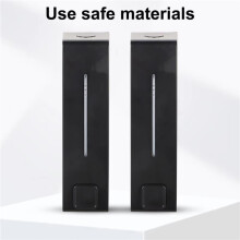 2X Dispensador de Sabão Manual Montado Na Parede, Recipiente para Sabonete Líquido para Banheiro, Toalete, Hotel, Uso Comercial