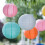 Chinese Style Paper Lanterns Set of 5 7