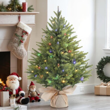 Bootesun 2FT prelit artificial Christmas tree warm white