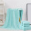 Ensemble de serviettes de bain épaisses, douces et absorbantes (6 pièces) 6