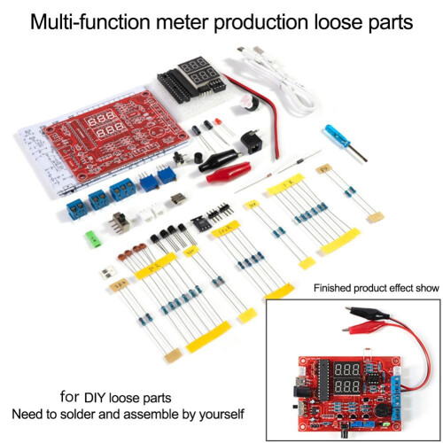 Kit de Eletrônica Faça Você Mesmo Multifuncional e Fácil de Usar (1 Conjunto)